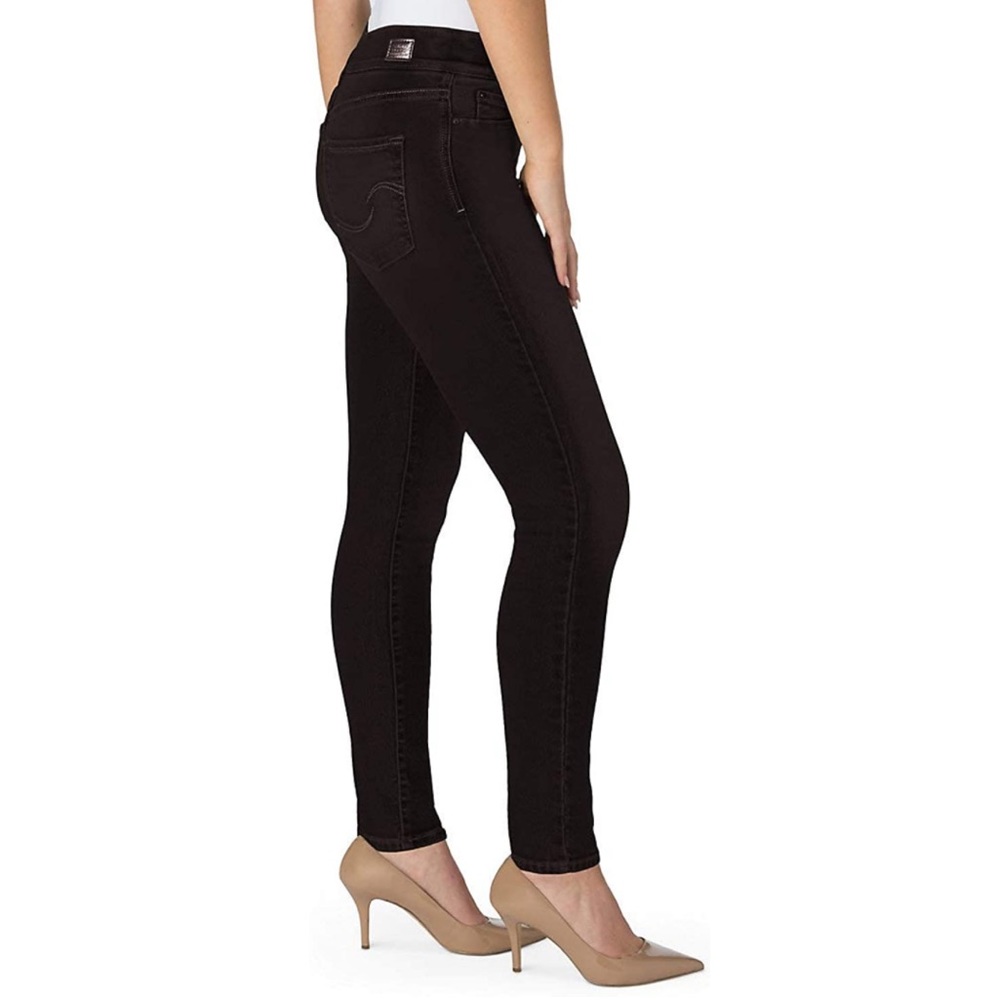 SIGNATURE BY LEVI STRAUSS & CO GOLD PULL ON SKINNY JEANS - Picture 2 of 7